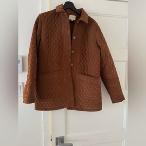 Sézane Will Jacket / Camel quilted corduroy